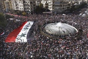 Syria-pro-Assad-rally